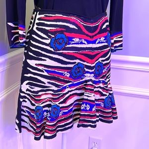 Roberto Cavalli Print Skirt